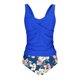 thumbnail image 5 of Traje de baño de bikini de verano con estampado de moda para mujer, con cojín en el pecho y sin soporte de acero, sin espalda, con tirantes, de nailon., 5 of 5