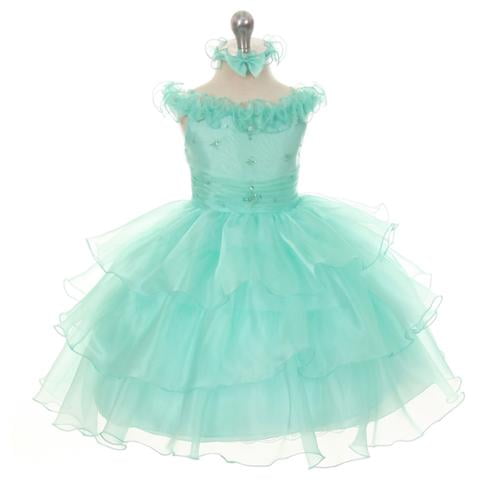 mint green dress for little girl