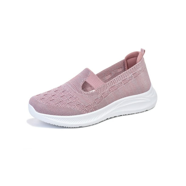 Pink casual deals sneakers