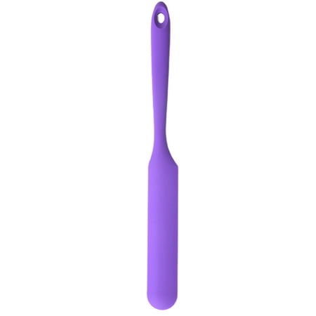 

Xyer Slim Spatula Non-Stick Long Handle Heat-resistant Silicone Jar Smoothies Baking Spatula for Stirring