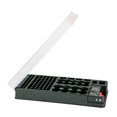 thumbnail image 1 of Caja de almacenamiento de batería con tapa LCD de 116 pulgadas, estante de almacenamiento de batería, caja de almacenamiento de comprobador de batería, uso versátil, 1 of 4