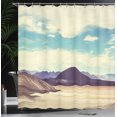 thumbnail image 4 of Ambesonne Landscape Shower Curtain, Brazilian Plateau, 69"Wx84"L, Multicolor, 4 of 5