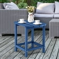 thumbnail image 2 of Gymax 2 PCS 18'' Patio Adirondack Side Table Weather Resistant HDPE Garden Navy, 2 of 10