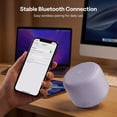 thumbnail image 4 of Altavoz Mini Portátil Morado Bluetooth IPX5 a Prueba de Agua con Correa Altavoz Inalámbrico 20 Horas de Reproducción Altavoz Inalámbrico para Exteriores con Micrófono Integrado Ideas de Regalo, 4 of 10