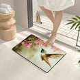 thumbnail image 4 of FCXZI Hummingbird Flowers Diatom Mud Mats Non-Slip Home Rug 24x16in, 4 of 5