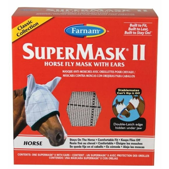 Farnam Companies Inc - Supermask 2 Classique avec Cheval d'Oreilles - 100504652