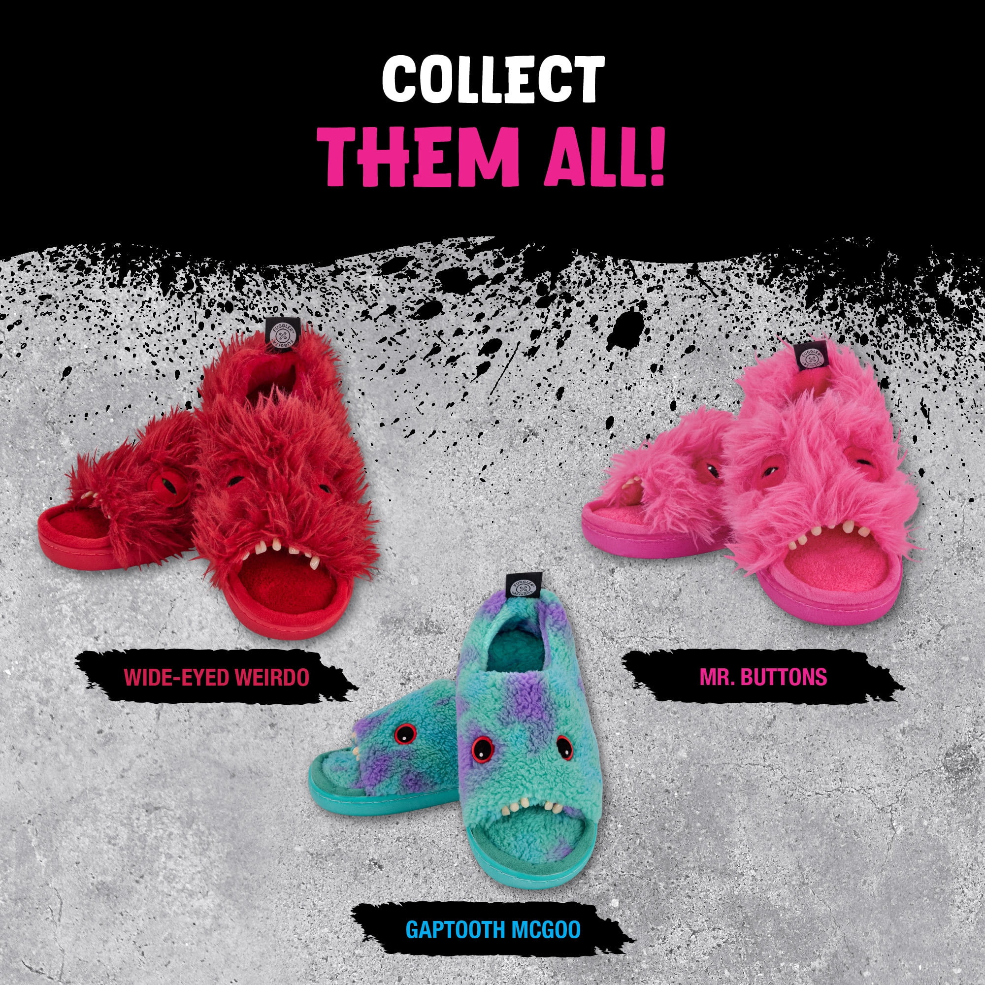 Fuggler Unisex Mr. Buttons Slippers