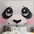 thumbnail image 2 of Autua Panda Face Tapestry Wall Hanging Unique Style Graphic Tapestries for Home Wall Decor Living Room Bedroom Dorm Farmhouse - 4 Sizes Available 40x30inch, 2 of 6