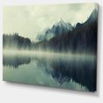 thumbnail image 2 of Lake Herbert in Foggy Morning - Modern Seascape Canvas Artwork, 2 of 3