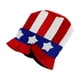 thumbnail image 4 of Velour Plush Dress Up American Flag Hat, Halloween Uncle Sam Costume Hats July 4th Memorial Day Patriotic Party Hats, 4 of 5