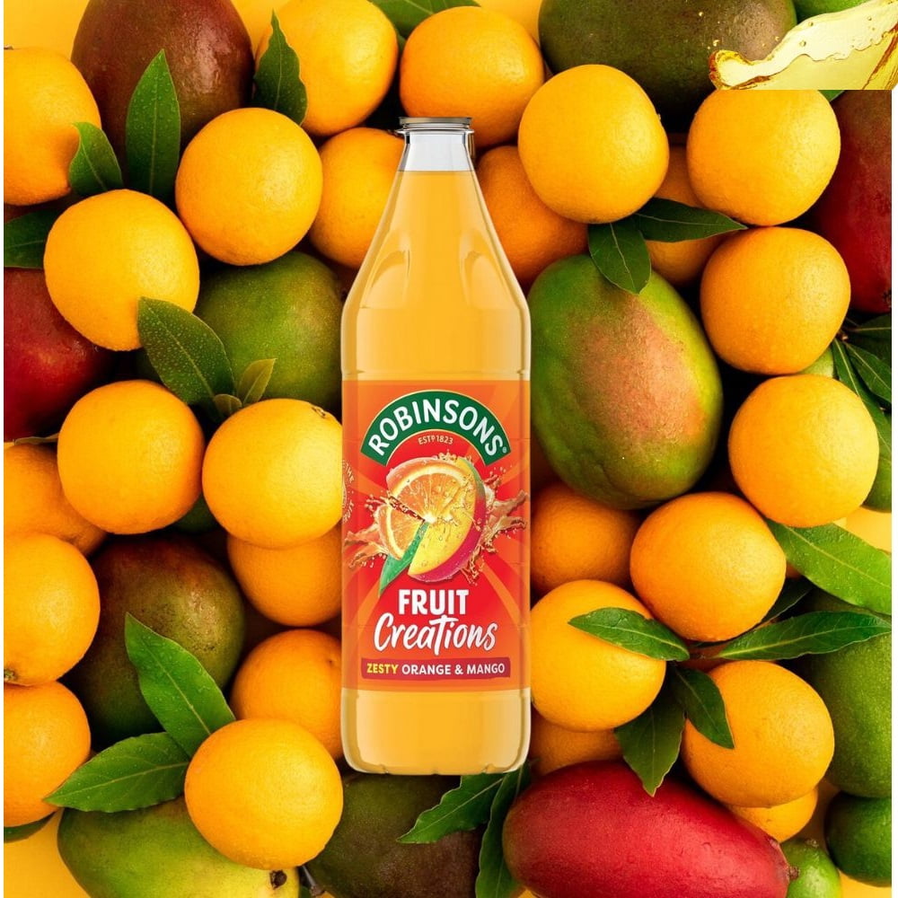 Robinsons Orange and Mango No Sugar Squash 1Litre