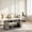 Black and Silver, variant on Sumdeal 47 x 23.6 x 21.26 in Oval Nesting Coffee Table Set, Tempered Glass Living Room Table Set, Gold and Clear