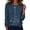 Blue, variant on Plus Size Christmas Tops for Women Long Sleeve Crewneck Christmas Tree Snowflake Gift Box Print Casual Loose Fit Fall Winter Holiday Top,Size:S-XXXXXL