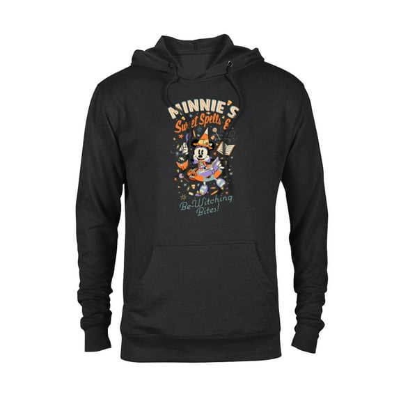 Disney Minnie’s Sweet Spells & Be-Witching Bites Halloween - Pullover Hoodie for Adults - Customized-Black
