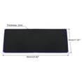 thumbnail image 2 of Uxcell 24"x12" Desk Mat Protector, Rubber Non-Slip Mouse Pad Writing Mat for Office Home, Black/Purple, 2 of 5
