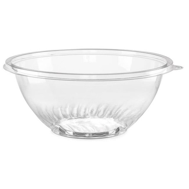 160 oz Caterline Pack-N-Serve Plastic Bowls , Clear