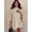 Apricot 2, variant on Women's Mock Neck Poncho Sweater Loose Knit Cape Pullover Top