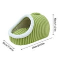 thumbnail image 2 of Coussin de Lit Intérieur Confortable avec Matelas Amovible Lit de Chat Chaud Non Lavable Pantoufles Douces pour Petits et Moyens, 2 of 3