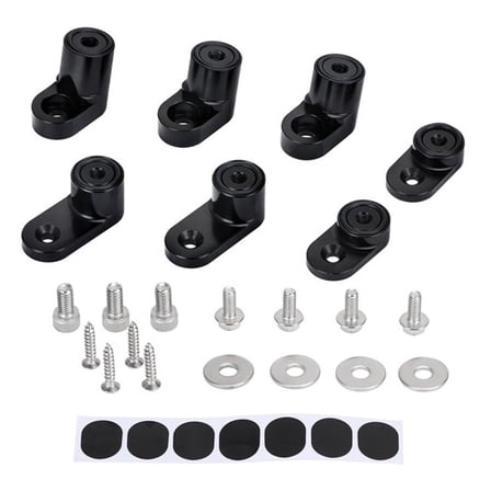 Zyutaosan Aluminum Black Car Rear Wing Spoiler Lift Kit For Ford Focus St T-6061 13-Inch