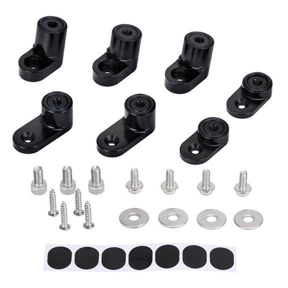 Zyutaosan Aluminum Black Car Rear Wing Spoiler Lift Kit For Ford Focus St T-6061 13-Inch