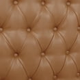 thumbnail image 2 of Jennifer Taylor Home Brooklyn Tufted Bed King Caramel Tan Brown Faux Leather, 2 of 13
