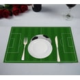 thumbnail image 1 of Mantel individual ABPHQTO de campo de fútbol 30x45 cm Juego de 2 manteles, 1 of 2