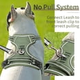 thumbnail image 4 of Arnés para perros HEELE sin tirones, ajustable, acolchado, reflectante, verde XL, 4 of 7