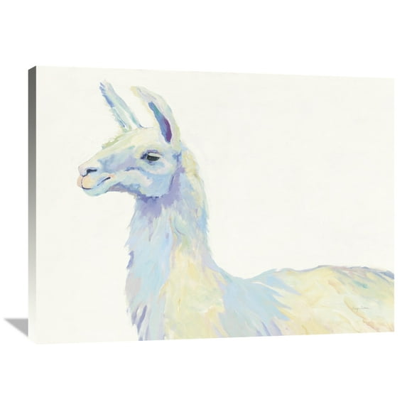 Global Gallery Avery Tillmon 'Ophelia Crop Blue' Canvas Wall Art