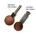 Tire Grinding Head Rasp with Arbor Adaptor Large Buffer Ball Tyre