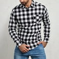 thumbnail image 5 of JGNGSHN Long Sleeve Plaid Shirts for Men Casual Summer Beach Shirt Big and Tall Plus Size Check Shirts Hippie Tops, 5 of 7