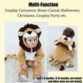 thumbnail image 3 of Disfraz OLLULL Baby Lion mameluco para Halloween de 6 a 12 meses, unisex, 3 of 6