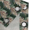 thumbnail image 4 of Ambesonne Garden Art Grommet Curtain, Art Colorful Palm Leaves, 50"x72", Hunter Green Multicolor, 4 of 5