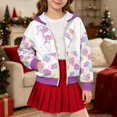 thumbnail image 6 of Grblisyd Christmas Zip Up Hoodies for Girls Kids Long Sleeve Comfy Jackets Hooded Sweatshirt for Fall Everyday Wear, 6 of 6