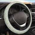 thumbnail image 5 of Fuzoiu Daisies Flowers Print Elastic Stretch Steering Wheel Cover, Universal 15 Inch Automotive Steering Wheel Cover, Anti-Slip Sweat Absorption Universal Car Accessories for Women Men, 5 of 6