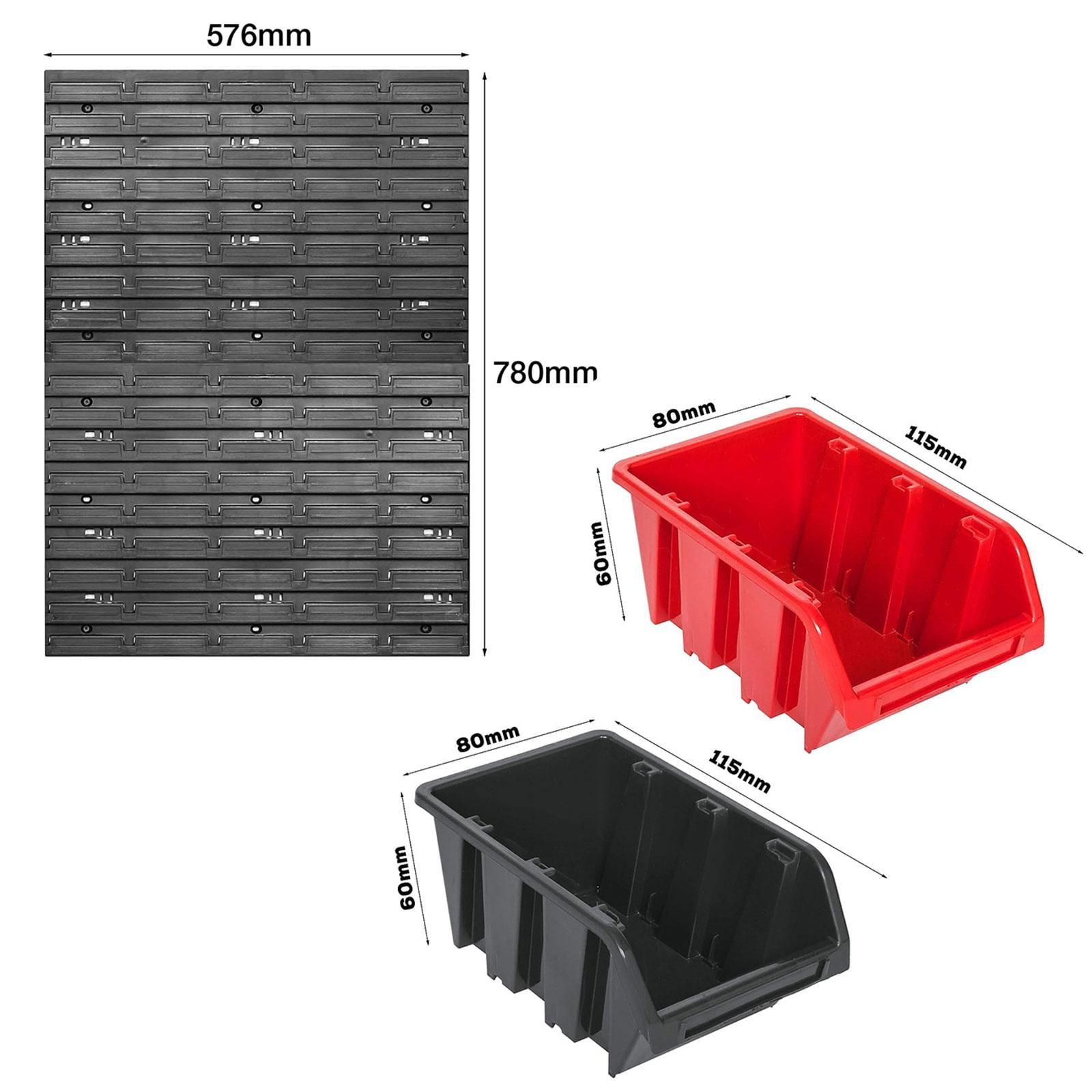 simhoa Set of 49 Wall-mounted Tool Organizers for Garage, Multi-purpose, Practical And Convenient for Organizing Tools in Workshops And Shops.