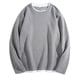 thumbnail image 1 of pstuiky Camisas de manga larga de invierno para hombre, Sudadera con capucha de dos piezas, manga larga, redonda, color liso, informal, para hombre tops de invierno para hombre xxxxxl, 1 of 4