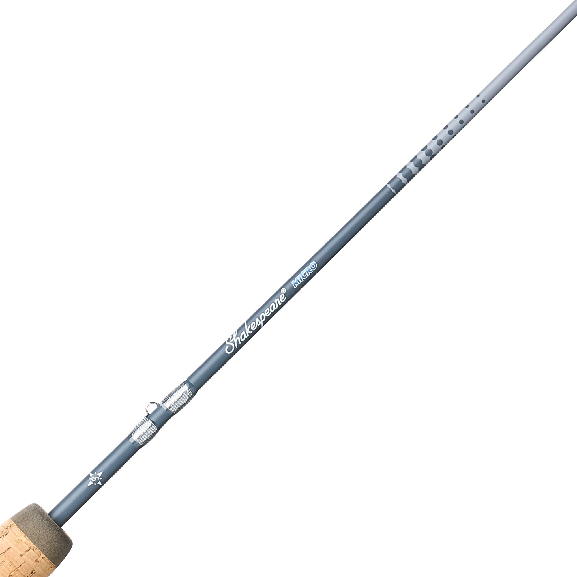 Shakespeare Micro Spincast Combo, 6'6" 2-pc Light Fishing Rod, 4-Size Reel