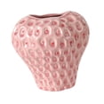 thumbnail image 1 of Jarrón decorativo de fresa, maceta de cerámica, bonito adorno de fruta con detalles texturizados, adecuado para sala de estar, cocina, comedor, decoración de mesa, regalo Rosa M, 1 of 9