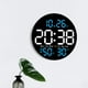 thumbnail image 5 of RKSTN Electronic clock Round Clock Multi-function Remote Control Clock Living Room Wall Clock Home Decoration Digital Electronic Clock Silent Clock Color Screen Clock, 5 of 9