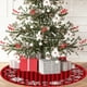 thumbnail image 4 of Falda de árbol de Navidad Goblin Snowflake 90cm Almohadilla de árbol de Navidad para sala de estar (ASQ65), 4 of 7