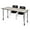 Black|Grey|Maple, variant on Regency 48x30 Mobile Adjustable Classroom Table- Grey & 2 Andy 18 Stack Chairs- Black