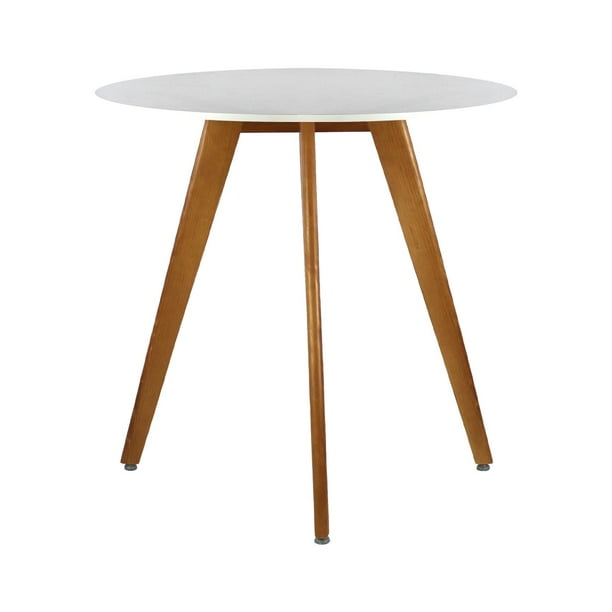 Mesa de Comedor Frankfurt Mundo In Circular Blanco 80 cm
