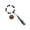 5, variant on Silicon Beads Wooden Disc Bracelet Tassel Keychain Wristlet Gift for Her Key Ring