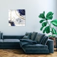 thumbnail image 2 of Wynwood Studio Canvas Royal Blue Eyes Abstract Textures Wall Art Canvas Print White Dark Blue 30x30, 2 of 3
