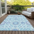 thumbnail image 6 of Addison Rugs Chantille Indoor/Outdoor Transitional Floral Sky Washable Rectangle Rug, 2'6" x 3'10", 6 of 6