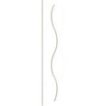 thumbnail image 3 of Ekena Millwork 47"H x 1/2"T Ozark PVC Adjustable Decorative Slat Wall Panel Kit, Unfinished (contains 8 Slats + 1 Straight Edge Starter Slat), 3 of 15