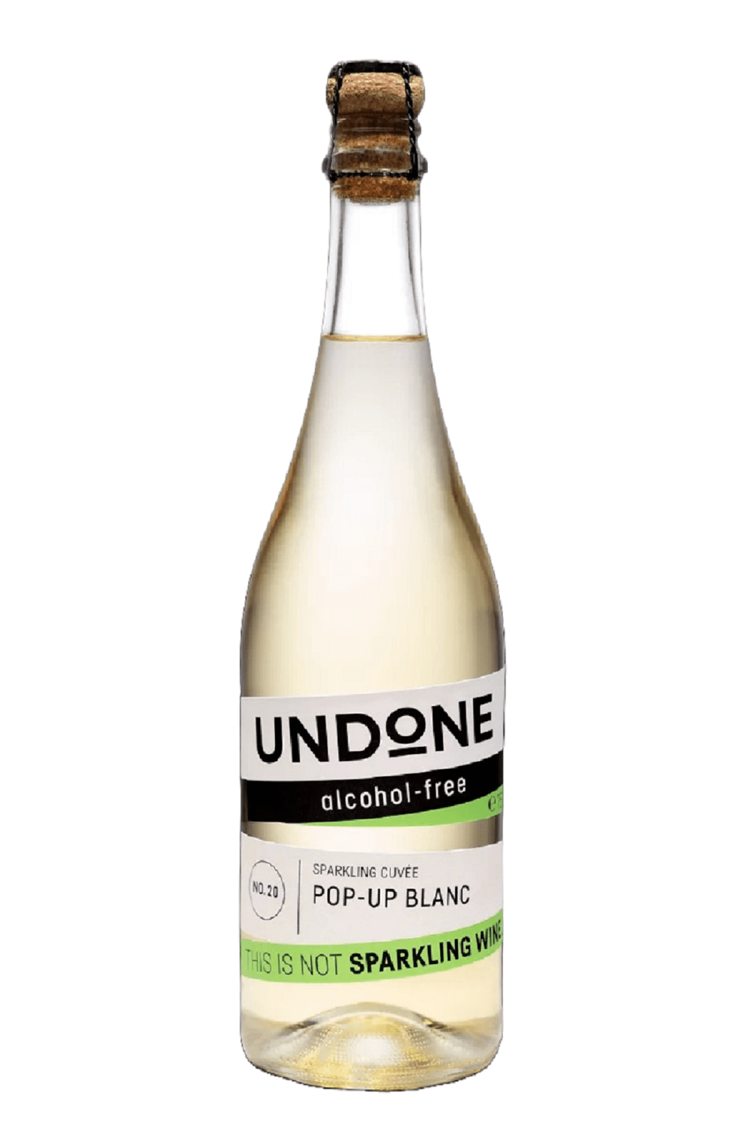 UNDONE No.20 THIS IS NOT SPARKLING WINE Popup Blanc Non Alcoholic