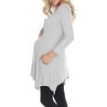 thumbnail image 2 of White Mark Women's Maternity Kayla Tunic Top, 2 of 4