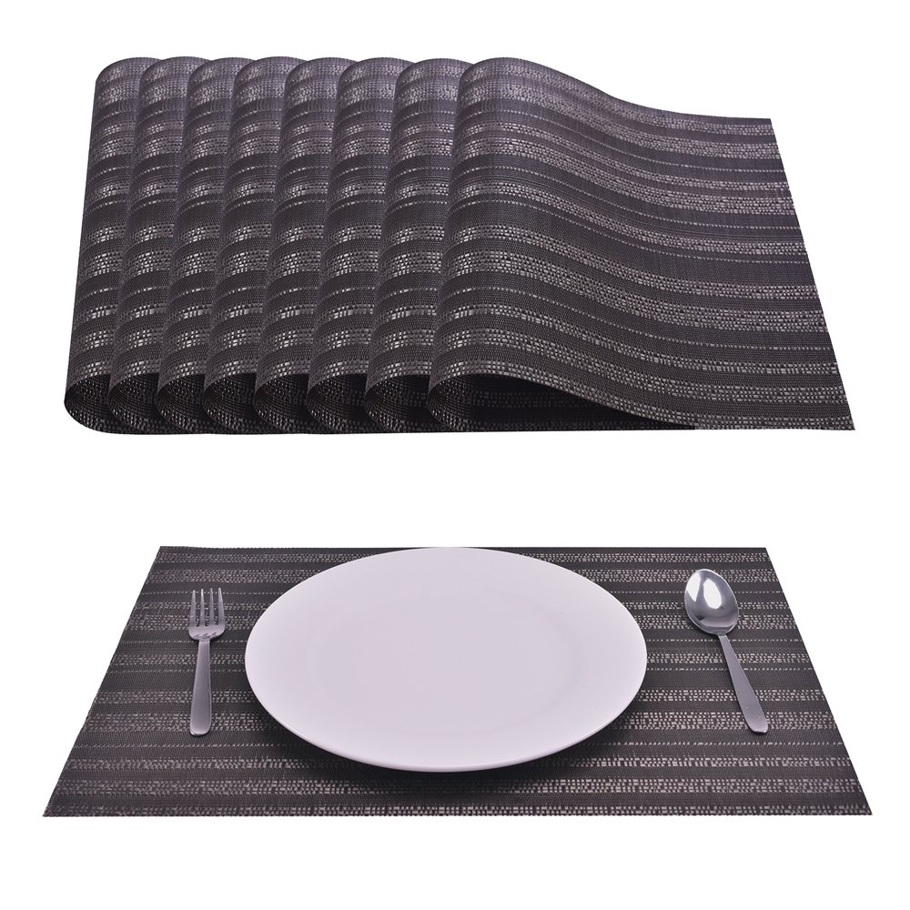 Decozen PVC Placemats Set of 4 for Dining Table Coffee Table Kitchen