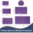 thumbnail image 2 of Soft Plush Microfiber Bathroom Rugs, Absorbent Non Skid Machine Wash Dry Bath Mats for Tub,Shower and Bath Room Floor Mats (17x24inches, Lavender), 2 of 6